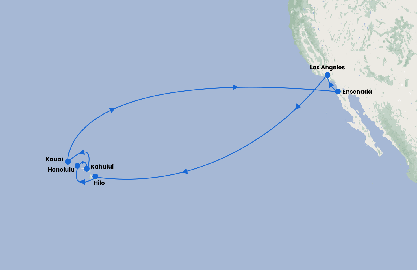 Los Angeles & Hawaiian Islands with Emerald Princess